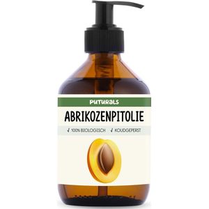 Abrikozenpitolie - 100% Biologisch - Hydrateert Huid - Versterkt Haar