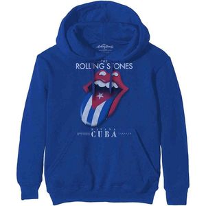 The Rolling Stones - Havana Cuba Hoodie/trui - S - Blauw