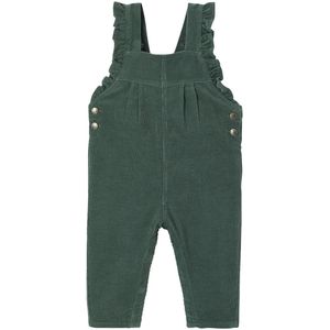 Tuinbroek - Groen - Fluweel - Met Ruches - Voor Meisjesbaby