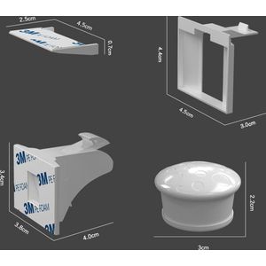 Magneetslot kinderslot baby Geen schroeven nodig onzichtbaar kinderbeveiliging kastbeveiliging voor kinderen ladebeveiliging veiligheidsslot kastvergrendeling