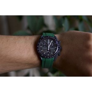 MoonSwatch horlogebandje - Groen Solid