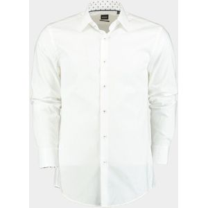 BOSS Black - H-HANK-kent-C3-214 - Overhemd - Wit - Lange Mouw