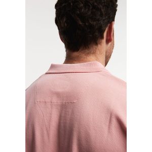 Pilot - Polo - Roze - Katoen - Geborduurd Logo