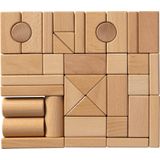 Van Dijk Toys beuken houten blokken - 44 stuks