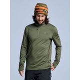 Poederbaas Midlayer Pully - Skipully - Heren - Four Seasons Lightweight 2.0 - Olive Green - Maat S