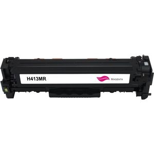 HP CE413A HP 305A – Toner – Magenta – 2.600 pagina's – Compatible LaserJet Pro 300 400 Color M375nw M451 M475 Cartridge Patroon Vervangend HP305A Printer Tonercartridge Alternatief Levendige Kleuren Hoogwaardig