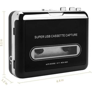 Luxe Cassette Speler - Walkman - Zwart