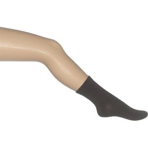 Bonnie Doon - Kinderen - Cotton Sock - Donker Bruin/Donker Bruin/Dark Brown - maat 33-34 (2 paar)