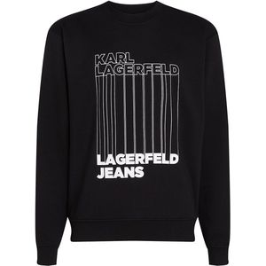 Karl Lagerfeld - Reg Barcode - Sweatshirt - Zwart
