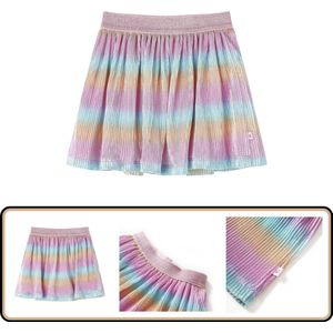 Kinderrokje 92 - Meerkleurig en Comfortabel Kinderrok - Meisjesrok - Regenboogrokje - Kinderkleding - Zomerjurkje