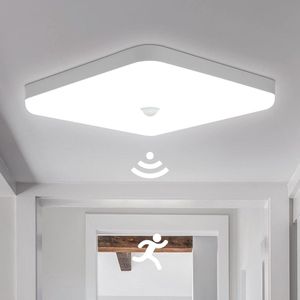 LED Plafondlamp met Bewegingssensor 30W Waterdicht voor Badkamer en Keuken
