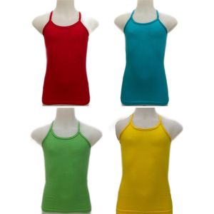 Embrator meisjes Spaghetti Hemdjes 4-stuks mix maat 104/110