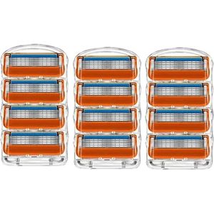 Scheermesjes Merkloos geschikt voor Gillette Fusion* -Universele Huismerk 5 blades - 12 stuks, geschikt voor Fusion* series etc. Uni. scheermesjes