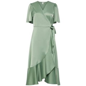 Midi Wikkeljurk voor Dames met V-hals