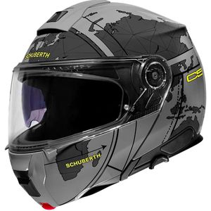 Schuberth - C5 - Systeemhelm - Grijs/Zwart - Glasvezel/Fiber Mix