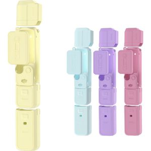 Geschikt voor DJI OSMO Pocket 3 Creator Combo-accessoires – Silicone Beschermingshoes voor Pocket 3 met Lensbeschermer, Krasbestendig Model (geel)