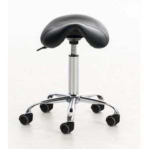 Kruk - Verstelbaar - Kunstleer - Zwart