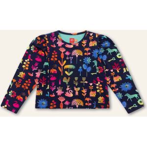 Oilily - Team l.sl. T-shirt - Blauw - 104/4yr