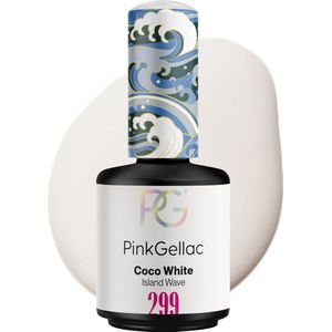 Pink Gellac - 299 Coco White Gel Lak 15ml - Wit Gellak Nagellak - Manicure voor Gelnagels - Gel Nagellak