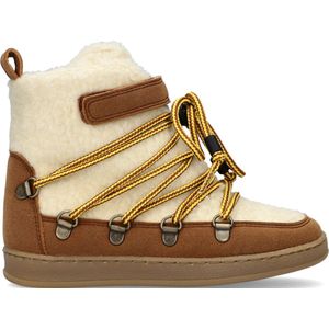 Bear & Mees B&m Snowboats Veterboots - Laarzen Met Veters - Meisjes - Beige - Maat 30