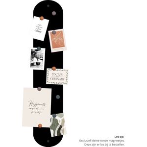 Hoya living - Magneetbord Lani - Zwart - 98,5x20cm