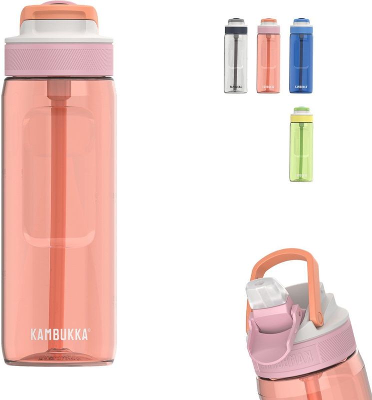 Kambukka Lagoon Drinkfles 750ml Mango Tango met geïntegreerd rietje