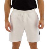 Tommy Hilfiger Flag Logo Badge Korte Sportbroek Wit M Man