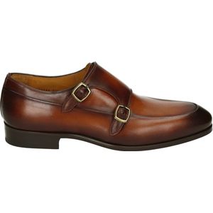 Magnanni 24793 - GespschoenenNette herenschoenenHeren veterschoen - Kleur: Cognac - Maat: 44