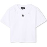 DKNY - D62316 - T-shirt - Wit - Korte Mouwen
