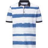 ELEGINI - Poloshirt - Wit - Gestreept - Katoen