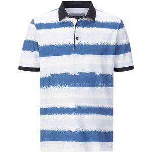 ELEGINI - Poloshirt - Wit - Gestreept - Katoen