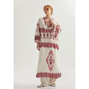 Extra lange lengte Met kralen Maxikleid