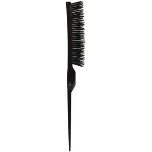 FA-VE Slick Back Hair Brush - Slickback Hairbrush - Haarborstel - Toupeerkam - Toupeerborstel - Hairbrush - Slick Back Brush - Slick Back Bun Brush - Zwart