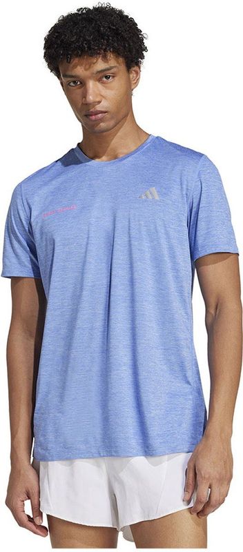 Adidas Own The Run Melange T-shirt Met Korte Mouwen