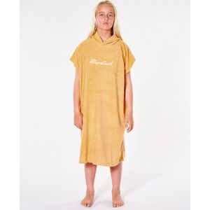 Rip Curl - Handdoek met capuchon voor meisjes - Script -Oranje - maat Onesize