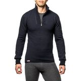 Merino Mid Layer Zip Turtleneck 400 - Black