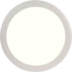 LED Paneel Slim - Ø30 Natuurlijk Wit 4200K - 24W Inbouw Rond - Mat Wit - Flikkervrij