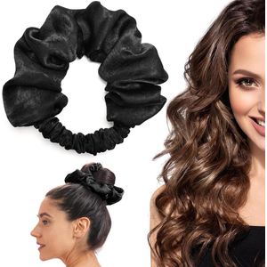 Allecto Plus - Hittevrije krulspelden voor lang haar - Zwart - Comfortabel slapen zonder warmte - Haarvriendelijke stylingmethode