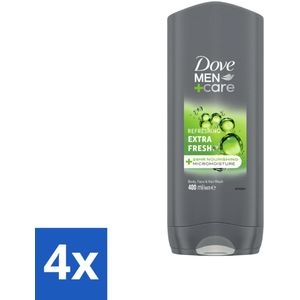 Dove Douchegel Men+ Care Extra Fresh 400 ml - Voordeelverpakking - 4 stuks