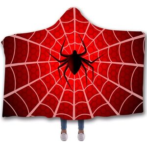 Plaid - Hoodie Deken Met Mouwen - Onesie - Fleece Blanket - Knuffeldeken - Dames - Heren - Kinderen - Spin - Volwassenen