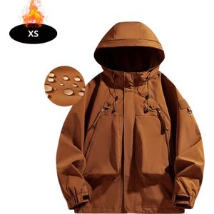 Bovista Windjas Dames - Parka - Lente & Herfst - Jas - Volwassen - Windjack - Windbreaker - Outdoor - Koffie - XS