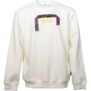 Carlo Colucci - Colucci Tapes Sweatshirt - Wit - Hoodie - Heren