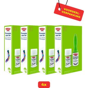 4X HeltiQ Processie rups Gel + Roller! - 4x Processie rups gel & 4x Processie rups Roller - Voordeelverpakking!