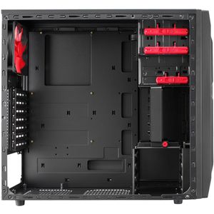 Chieftec LF-02B-OP computerbehuizing Midi Tower Zwart