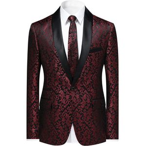 Allthemen Modieus Heren Colbert - Vierknoopsmouwen Pak - S