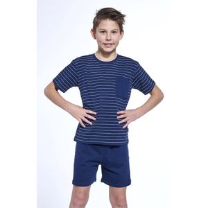 Cornette Katoenen Pyama Jongens | Korte Mouw Korte Broek | Shortama | Lagoon 218/118 146/152