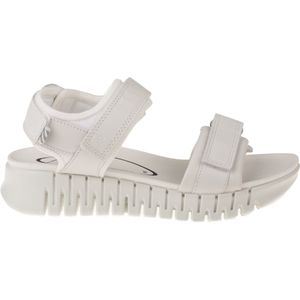 Ecco - Gruuv Sol - Sandaal - Wit - Textiel - Klittenbandsluiting