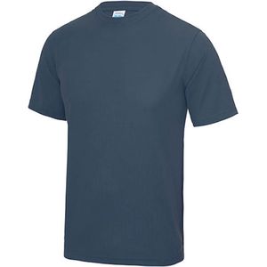Vegan T-shirt met korte mouwen Cool T 'Airforce Blue' - XS