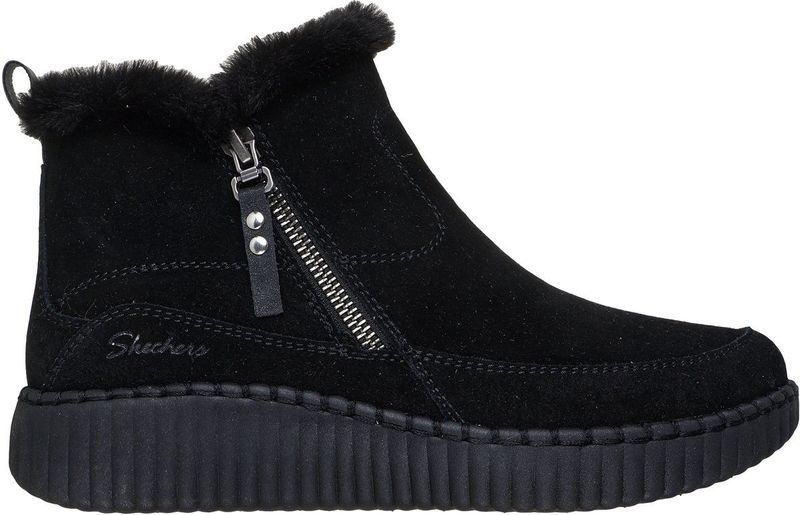 Skechers - WILSHIRE BLVD-FRESH ZIP - Winterlaarzen - Zwart