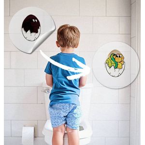 5 Verkleurende Plasstickers Slang - Toiletstickers voor Kinderen - Plasstickers - Zindelijkheidstraining Kind - Sneller Zindelijk met Plasstickers - Op het Potje